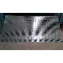 CHAPA TROQUELADA AGUJERO CUADRADO